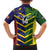 Custom Sri Lanka And Australia Cricket Family Matching Long Sleeve Bodycon Dress and Hawaiian Shirt 2025 The Lions Baggy Greens Together - Wonder Print Shop