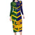 Custom Sri Lanka And Australia Cricket Family Matching Long Sleeve Bodycon Dress and Hawaiian Shirt 2025 The Lions Baggy Greens Together - Wonder Print Shop