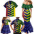 Custom Sri Lanka And Australia Cricket Family Matching Mermaid Dress and Hawaiian Shirt 2025 The Lions Baggy Greens Together - Wonder Print Shop