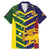 Custom Sri Lanka And Australia Cricket Family Matching Mermaid Dress and Hawaiian Shirt 2025 The Lions Baggy Greens Together - Wonder Print Shop