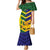 Custom Sri Lanka And Australia Cricket Family Matching Mermaid Dress and Hawaiian Shirt 2025 The Lions Baggy Greens Together - Wonder Print Shop