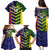 Custom Sri Lanka And Australia Cricket Family Matching Puletasi and Hawaiian Shirt 2025 The Lions Baggy Greens Together - Wonder Print Shop