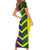 Custom Sri Lanka And Australia Cricket Family Matching Short Sleeve Bodycon Dress and Hawaiian Shirt 2025 The Lions Baggy Greens Together - Wonder Print Shop