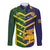 Custom Sri Lanka And Australia Cricket Long Sleeve Button Shirt 2025 The Lions Baggy Greens Together - Wonder Print Shop