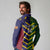 Custom Sri Lanka And Australia Cricket Long Sleeve Polo Shirt 2025 The Lions Baggy Greens Together - Wonder Print Shop