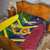 Custom Sri Lanka And Australia Cricket Quilt 2025 The Lions Baggy Greens Together - Wonder Print Shop