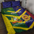 Custom Sri Lanka And Australia Cricket Quilt Bed Set 2025 The Lions Baggy Greens Together - Wonder Print Shop