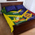 Custom Sri Lanka And Australia Cricket Quilt Bed Set 2025 The Lions Baggy Greens Together - Wonder Print Shop