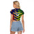 Custom Sri Lanka And Australia Cricket Raglan Cropped T Shirt 2025 The Lions Baggy Greens Together