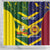 Custom Sri Lanka And Australia Cricket Shower Curtain 2025 The Lions Baggy Greens Together