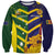 Custom Sri Lanka And Australia Cricket Sweatshirt 2025 The Lions Baggy Greens Together - Wonder Print Shop