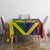 Custom Sri Lanka And Australia Cricket Tablecloth 2025 The Lions Baggy Greens Together