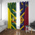 Custom Sri Lanka And Australia Cricket Window Curtain 2025 The Lions Baggy Greens Together