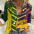 Custom Sri Lanka And Australia Cricket Women Casual Shirt 2025 The Lions Baggy Greens Together