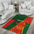 Custom Bangladesh And Zimbabwe Cricket Area Rug 2025 Tigers Chevrons Together