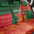 Custom Bangladesh And Zimbabwe Cricket Back Car Seat Cover 2025 Tigers Chevrons Together - Wonder Print Shop