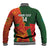 Custom Bangladesh And Zimbabwe Cricket Baseball Jacket 2025 Tigers Chevrons Together - Wonder Print Shop