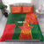 Custom Bangladesh And Zimbabwe Cricket Bedding Set 2025 Tigers Chevrons Together - Wonder Print Shop