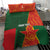 Custom Bangladesh And Zimbabwe Cricket Bedding Set 2025 Tigers Chevrons Together - Wonder Print Shop