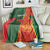 Custom Bangladesh And Zimbabwe Cricket Blanket 2025 Tigers Chevrons Together