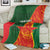 Custom Bangladesh And Zimbabwe Cricket Blanket 2025 Tigers Chevrons Together