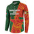 Custom Bangladesh And Zimbabwe Cricket Button Sweatshirt 2025 Tigers Chevrons Together - Wonder Print Shop