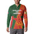 Custom Bangladesh And Zimbabwe Cricket Button Sweatshirt 2025 Tigers Chevrons Together - Wonder Print Shop