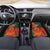 Custom Bangladesh And Zimbabwe Cricket Car Mats 2025 Tigers Chevrons Together - Wonder Print Shop