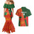 Custom Bangladesh And Zimbabwe Cricket Couples Matching Mermaid Dress and Hawaiian Shirt 2025 Tigers Chevrons Together - Wonder Print Shop