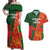 Custom Bangladesh And Zimbabwe Cricket Couples Matching Off Shoulder Maxi Dress and Hawaiian Shirt 2025 Tigers Chevrons Together - Wonder Print Shop