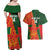 Custom Bangladesh And Zimbabwe Cricket Couples Matching Off Shoulder Maxi Dress and Hawaiian Shirt 2025 Tigers Chevrons Together - Wonder Print Shop