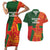 Custom Bangladesh And Zimbabwe Cricket Couples Matching Short Sleeve Bodycon Dress and Hawaiian Shirt 2025 Tigers Chevrons Together - Wonder Print Shop