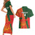 Custom Bangladesh And Zimbabwe Cricket Couples Matching Short Sleeve Bodycon Dress and Hawaiian Shirt 2025 Tigers Chevrons Together - Wonder Print Shop