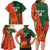 Custom Bangladesh And Zimbabwe Cricket Family Matching Long Sleeve Bodycon Dress and Hawaiian Shirt 2025 Tigers Chevrons Together - Wonder Print Shop