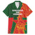 Custom Bangladesh And Zimbabwe Cricket Family Matching Long Sleeve Bodycon Dress and Hawaiian Shirt 2025 Tigers Chevrons Together - Wonder Print Shop