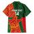 Custom Bangladesh And Zimbabwe Cricket Family Matching Long Sleeve Bodycon Dress and Hawaiian Shirt 2025 Tigers Chevrons Together - Wonder Print Shop