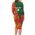 Custom Bangladesh And Zimbabwe Cricket Family Matching Long Sleeve Bodycon Dress and Hawaiian Shirt 2025 Tigers Chevrons Together - Wonder Print Shop