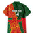 Custom Bangladesh And Zimbabwe Cricket Family Matching Mermaid Dress and Hawaiian Shirt 2025 Tigers Chevrons Together - Wonder Print Shop