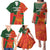 Custom Bangladesh And Zimbabwe Cricket Family Matching Puletasi and Hawaiian Shirt 2025 Tigers Chevrons Together - Wonder Print Shop