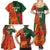 Custom Bangladesh And Zimbabwe Cricket Family Matching Summer Maxi Dress and Hawaiian Shirt 2025 Tigers Chevrons Together - Wonder Print Shop