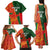 Custom Bangladesh And Zimbabwe Cricket Family Matching Tank Maxi Dress and Hawaiian Shirt 2025 Tigers Chevrons Together - Wonder Print Shop