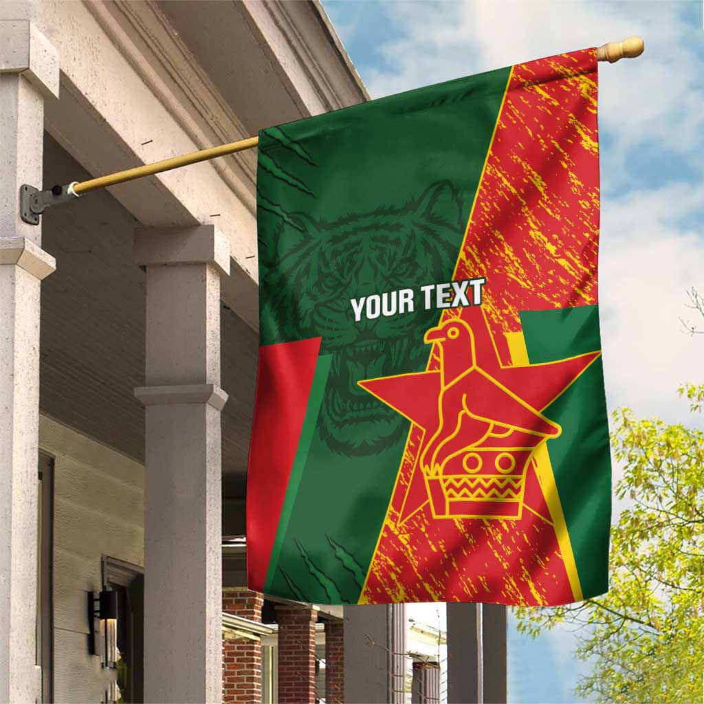 Custom Bangladesh And Zimbabwe Cricket Garden Flag 2025 Tigers Chevrons Together - Wonder Print Shop