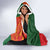 Custom Bangladesh And Zimbabwe Cricket Hooded Blanket 2025 Tigers Chevrons Together