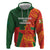 Custom Bangladesh And Zimbabwe Cricket Hoodie 2025 Tigers Chevrons Together - Wonder Print Shop