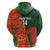 Custom Bangladesh And Zimbabwe Cricket Hoodie 2025 Tigers Chevrons Together - Wonder Print Shop