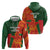 Custom Bangladesh And Zimbabwe Cricket Hoodie 2025 Tigers Chevrons Together - Wonder Print Shop