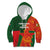 Custom Bangladesh And Zimbabwe Cricket Kid Hoodie 2025 Tigers Chevrons Together - Wonder Print Shop