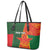 Custom Bangladesh And Zimbabwe Cricket Leather Tote Bag 2025 Tigers Chevrons Together - Wonder Print Shop