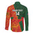 Custom Bangladesh And Zimbabwe Cricket Long Sleeve Button Shirt 2025 Tigers Chevrons Together - Wonder Print Shop