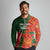 Custom Bangladesh And Zimbabwe Cricket Long Sleeve Polo Shirt 2025 Tigers Chevrons Together - Wonder Print Shop